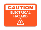Classic Framed Plus Caution - Electrical Hazard Door or Wall Sign | Safety and Maintenance