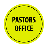 Circle Pastors Office Sign