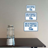 Classic Framed Plus MRI In Progress Metal-free Zone Door or Wall Sign | Medical Procedure Rooms Equipment