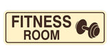 Standard Fitness Room Wall or Door Sign