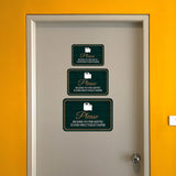 Classic Framed Plus Please Be Kind To The Septic Flush Only Toilet Paper Wall or Door Sign | Office & Workspace Bathroom Signage