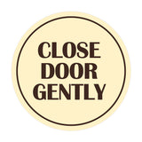 Signs ByLITA Circle Close Door Gently Wall or Door Sign