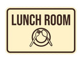 Classic Framed Lunch Room Wall or Door Sign