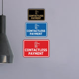 Signs ByLITA Classic Framed Contactless Payment Wall or Door Sign