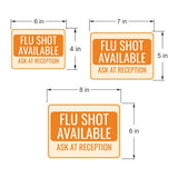 Classic Framed Plus Flu Shot Available – Ask at Reception Door or Wall Sign | Medical Facility Greeting & Reception