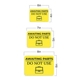 Classic Framed Plus Awaiting Parts - Do Not Use Door or Wall Sign | Safety and Maintenance