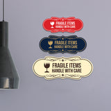 Signs ByLITA Designer Fragile Items Handle with Care Wall or Door Sign
