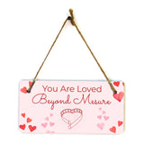 Inspirational and Motivational Religious 5x10 Hanging Plus Wall or Door Sign