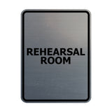 Signs ByLITA Portrait Round Rehearsal Room Door or Wall Sign Easy Installation | Directing Artists & Co-Workers | Music | Concert | Festivals
