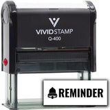Vivid Stamp Reminder Self-Inking Rubber Stamps Teachers And Schools | Motivational Stamps For Children | Re-inkable Ink Pad