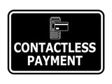 Signs ByLITA Classic Framed Contactless Payment Wall or Door Sign