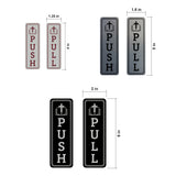 Signs ByLITA Vertical Push and Pull Door Signs (Bible and Cross) Door Sign