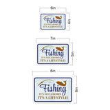 Classic Framed Plus Fishing it's Not a Hobby. It's a Lifestyle! Wall or Door Sign | Fishing Angling Appreciation Decoration
