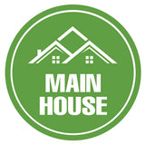 Circle Plus Main House Wall or Door Sign | Easy Installation | Business & Studio Signage