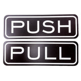 Classic Horizontal Push Pull Door Sign