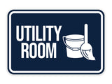 Classic Framed Utility Room Wall or Door Sign