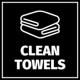 Signs ByLITA Square Clean Towels Door or Wall Sign | Public Signage
