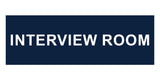 Basic Interview Room Wall or Door Sign