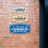 Signs ByLITA Fancy Services by Appointment Only. Book Your Spot Today Easy Installation | Durable Construction | Barbers | Grooming and Styling | Hair Wall or Door Sign