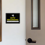 Classic Framed Plus CCTV Recording – Surveillance in Progress Door or Wall Sign | Surveillance & Alarm Systems