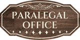 Victorian Plus Paralegal Office Wall or Door Sign | Legal and Courtroom Decoration