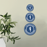 Circle Plus Priority For People With Children Wall or Door Sign | Safety Signs For Business