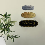 Signs ByLITA Designer Poo Room Wall or Door Sign