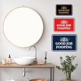 Signs ByLITA Classic Framed Good Job Pooping Wall or Door Sign