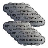 Signs ByLITA Designer Please Use Other Gate Wall or Door Sign (Multipacks)