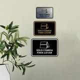 Signs ByLITA Classic Framed Solo Comida para llevar Door or Wall Sign