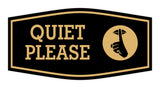 Signs ByLITA Fancy Quiet Please Wall or Door Sign