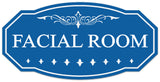 Signs ByLITA Victorian Facial Room Wall or Door Sign - Easy Installation | Durable Wall or Door