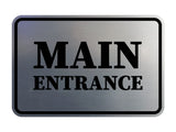 Signs ByLITA Classic Framed Main Entrance Wall or Door Sign