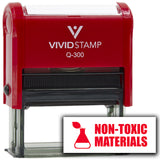 All Quality Non-Toxic Materials Self-Inking Rubber Stamp