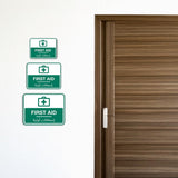Classic Framed Plus First Aid - إسعافات أولية Door or Wall Sign | Bilingual General Signs - Arabic