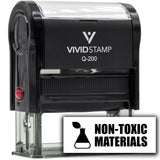 All Quality Non-Toxic Materials Self-Inking Rubber Stamp