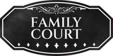 Victorian Plus Family Court Wall or Door Sign | Legal and Courtroom Decoration