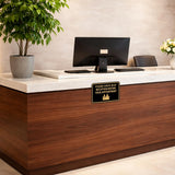 Classic Framed Please Check In At Reception Before Your Appointment Wall or Door Sign
