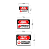 Classic Framed Plus Do Not Operate – Maintenance in Progress Door or Wall Sign | Miscellaneous Warning Signs - Industrial & Construction