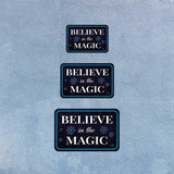 Classic Framed Plus Believe In The Magic Door or Wall Sign | Home & Garden Decor