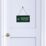 Business & Workplace Decor 5x10 Hanging Plus Wall or Door Sign