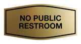 Signs ByLITA Fancy No Public Restroom Sign