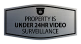 Signs ByLITA Fancy Property Is Under 24hr Video Surveillance Wall or Door Sign