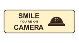 Standard Smile You're On Camera Wall or Door Sign