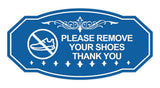 Victorian Please Remove Your Shoes Thank You (Sneaker) Wall or Door Sign