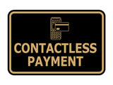 Signs ByLITA Classic Framed Contactless Payment Wall or Door Sign