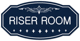 Signs ByLITA Victorian Riser Room Wall or Door Sign - Easy Installation | Durable Wall or Door