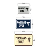 Classic Framed Physician's Office Wall or Door Sign