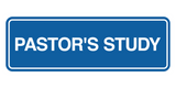 Signs ByLITA Standard Pastor's Study Wall or Door Sign