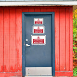 Classic Framed Plus Attention Toxic Chemicals Keep Out Door or Wall Sign | Workplace Health and Safety Warning Signage